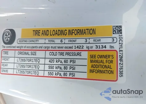 2022 Chevrolet Silverado 2500Hd 4Wd Standard Bed Wt from USA, damaged, VIN 1GC2YLE72NF276385